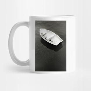 Moored Rowing Boat at Beaumaris, North Wales, UK Mug